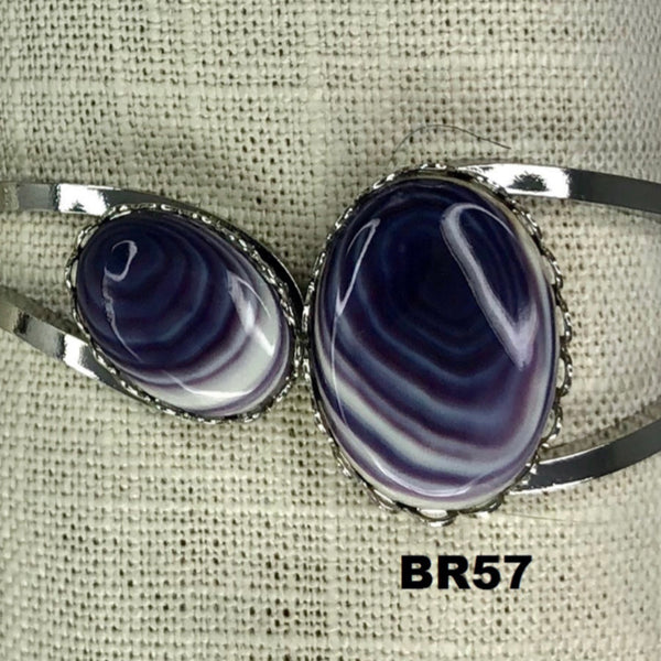 BR57 Bangle Bracelet Costume Wampum