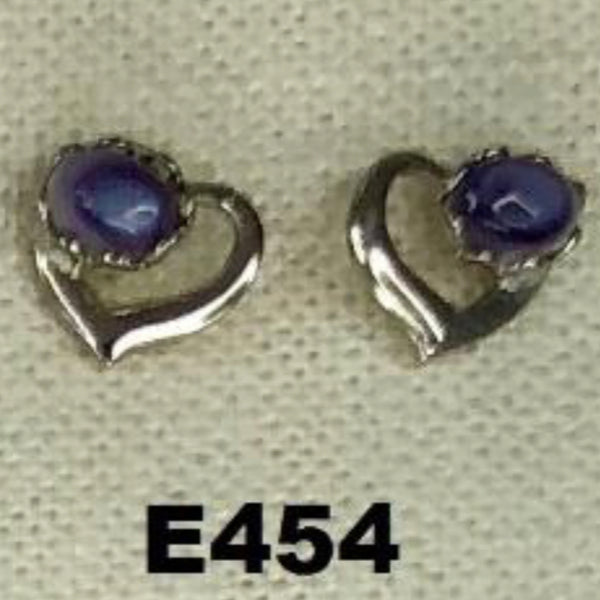 E454 Stud Wampum Costume Earrings