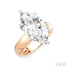 0.12 Ctw Diamond Engagement Ring Setting in 14K Gold