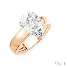 0.10 Ctw Diamond Engagement Ring Setting in 14K Gold