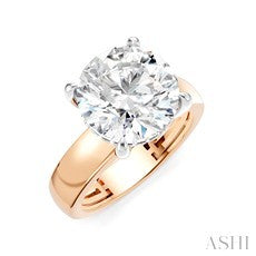 0.12 Ctw Diamond Engagement Ring Setting in 14K Gold