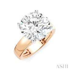 0.12 Ctw Diamond Engagement Ring Setting in 14K Gold