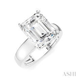 0.10 Ctw Diamond Engagement Ring Setting in 14K White Gold