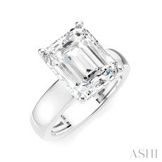 0.10 Ctw Diamond Engagement Ring Setting in 14K White Gold