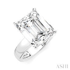 0.15 Ctw Diamond Engagement Ring Setting in 14K White Gold