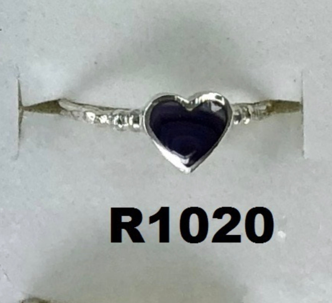 R1020 Sterling Silver Wampum Ring