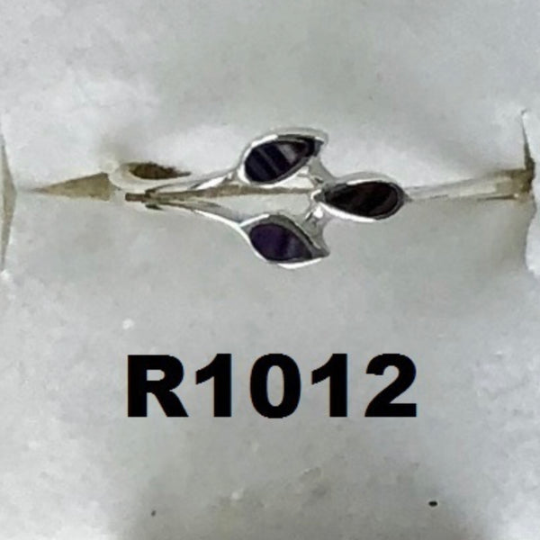 R1012 Sterling Silver Wampum Ring