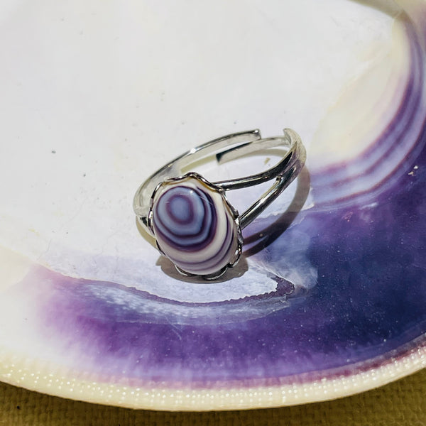 R22 Costume Wampum Ring adjustable size