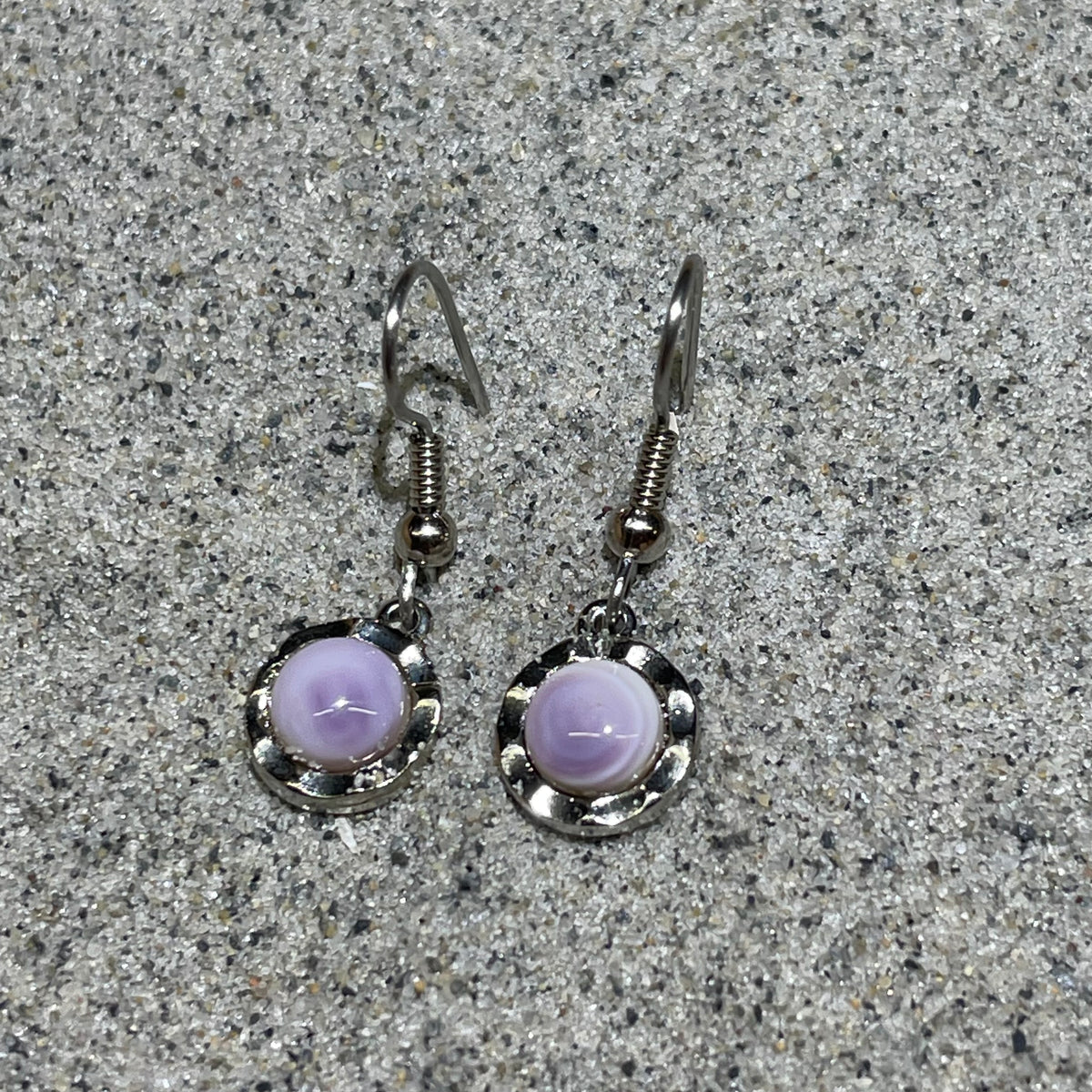 E154 Wampum Costume Earrings