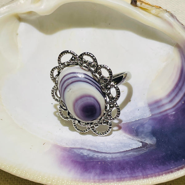 R2 Costume Wampum Ring adjustable size