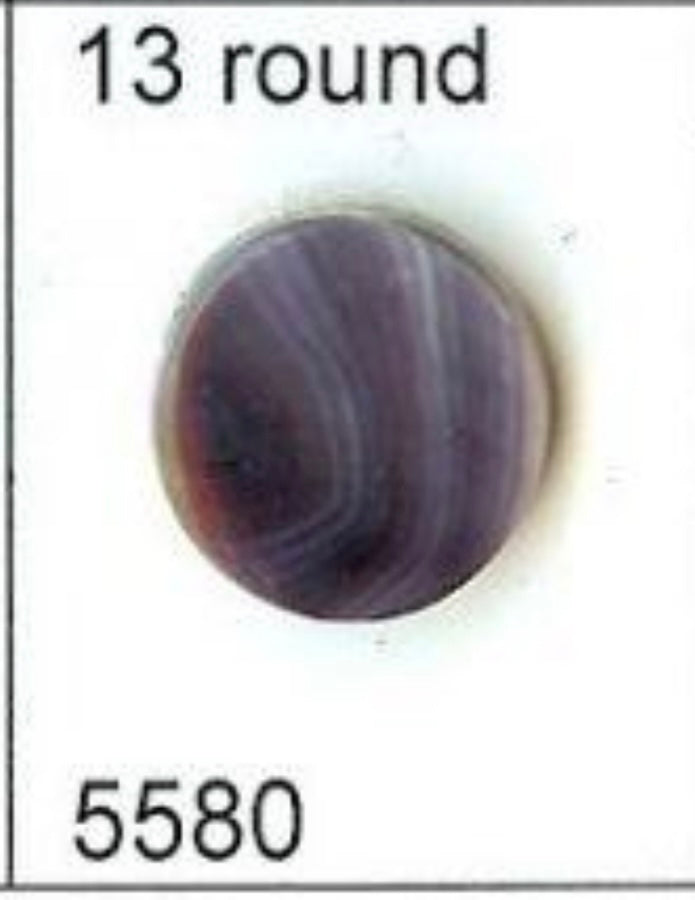 5580 13mm round Flat Top Beveled cab
