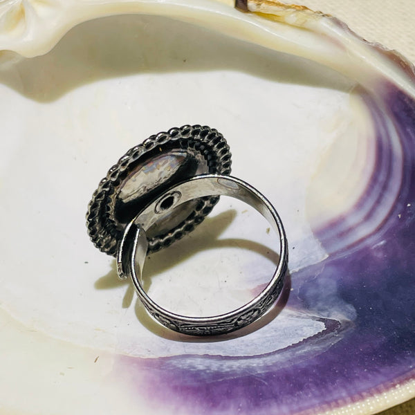 R3 Costume Wampum Ring adjustable size
