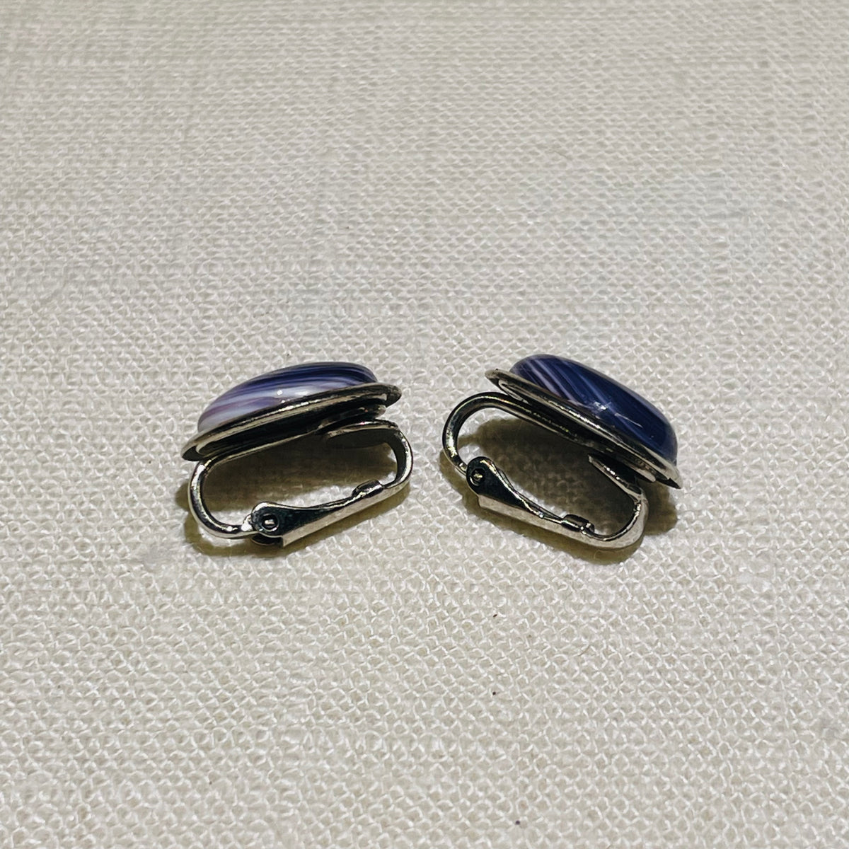 E318 clip Wampum Costume Earrings