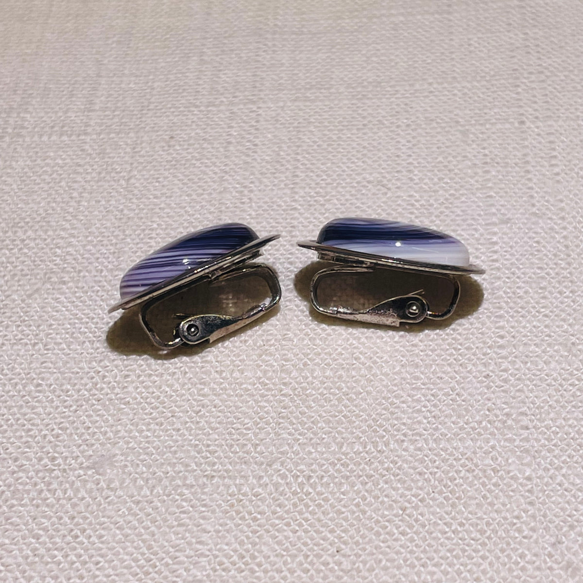 E57 clip Studs Wampum Costume Earrings