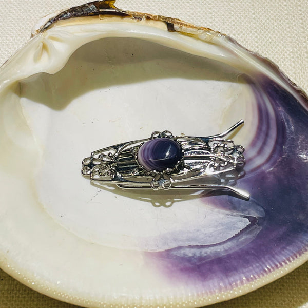 N73 Barrette Costume Wampum