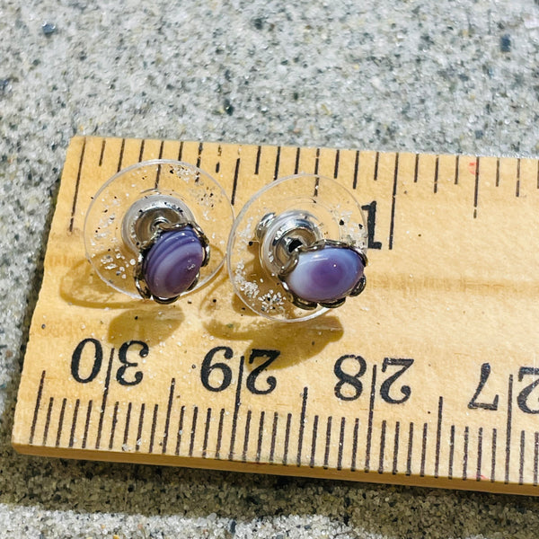 E156 Wampum Costume Earrings