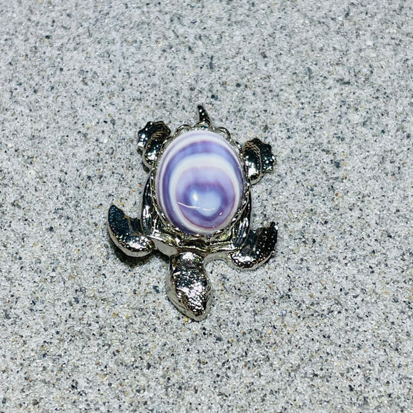 B2 Turtle Brooch/Pin Wampum Costume