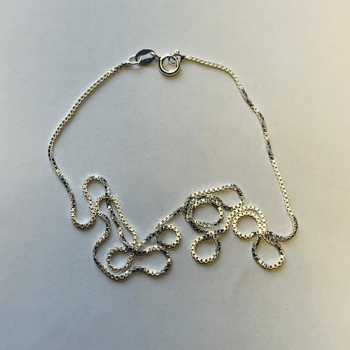Sterling silver box chain 16-24”