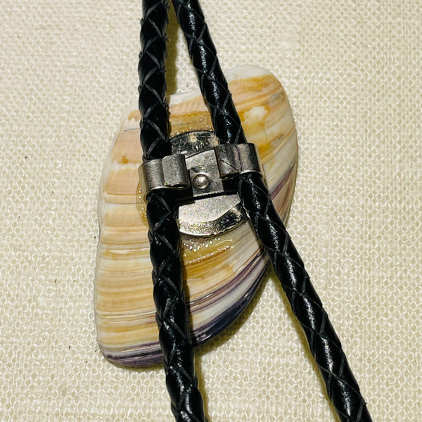 BOL4 Freeform Bolo Wampum Costume Tumbled