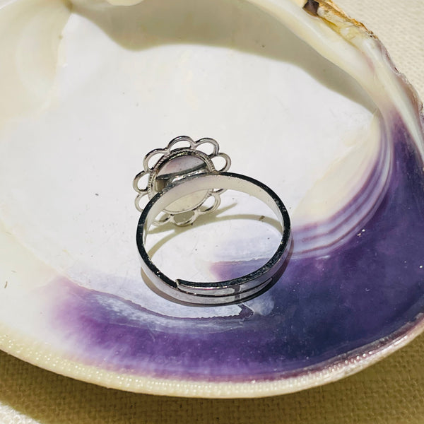 R43 Costume Wampum Ring adjustable size