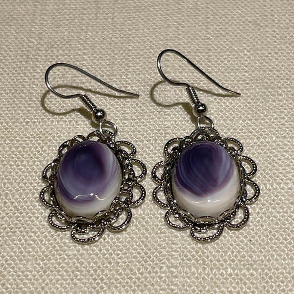 E3 Wampum Costume Earrings