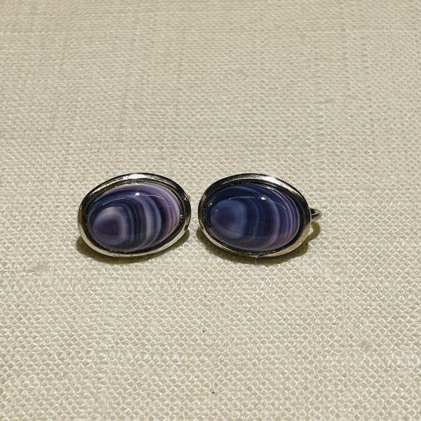 E318 clip Wampum Costume Earrings