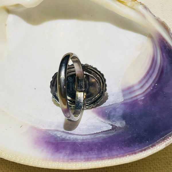 R7 Costume Wampum Ring adjustable size