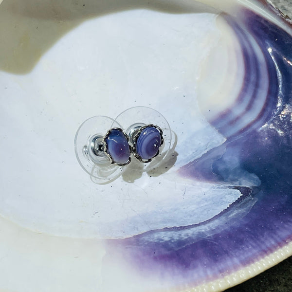E156 Wampum Costume Earrings