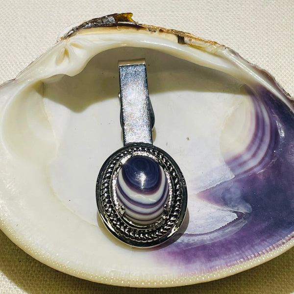TB9 Costume Wampum Tie Bar