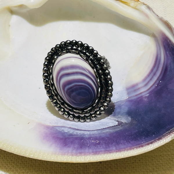 R3 Costume Wampum Ring adjustable size