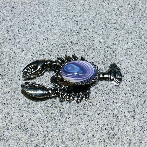 B1 Lobster Brooch/Pin Wampum Costume