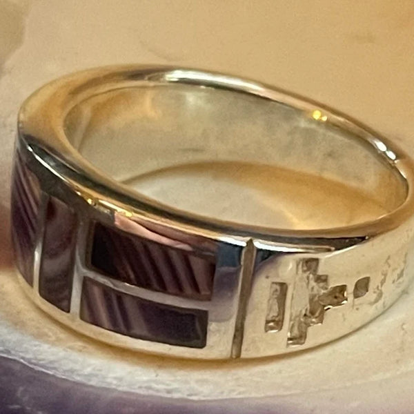 R1051 Sterling Silver Wampum Ring