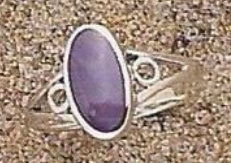 R1031 Sterling Silver Wampum Ring