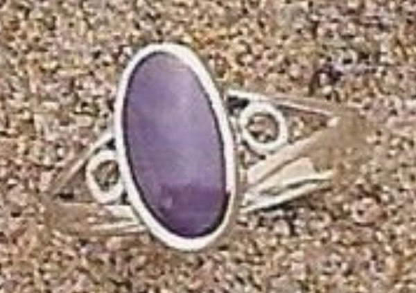 R1031 Sterling Silver Wampum Ring