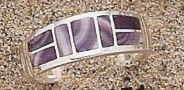 R1051 Sterling Silver Wampum Ring
