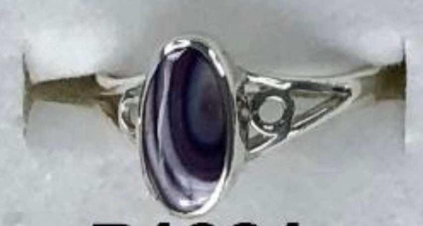 R1031 Sterling Silver Wampum Ring