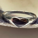 R1003 Sterling Silver Wampum Ring