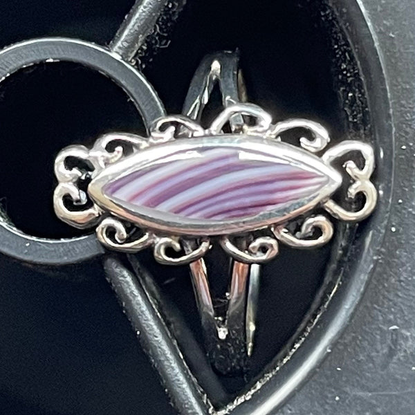 R1000 Sterling Silver Wampum Ring