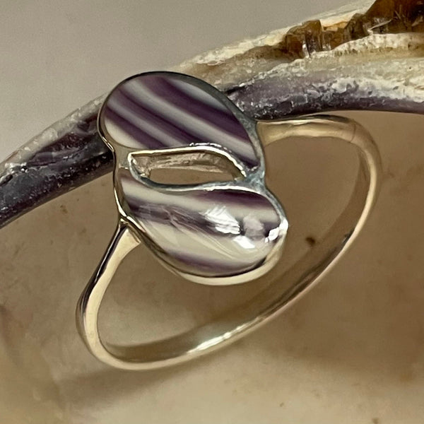 R1002 Sterling Silver Wampum Ring