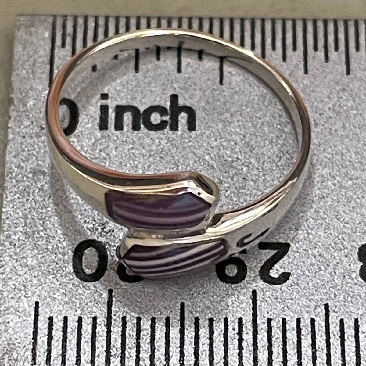 R1021 Sterling Silver Wampum Ring