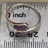 R1021 Sterling Silver Wampum Ring
