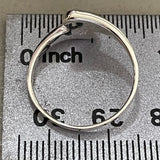 R1021 Sterling Silver Wampum Ring