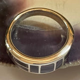 R1051 Sterling Silver Wampum Ring