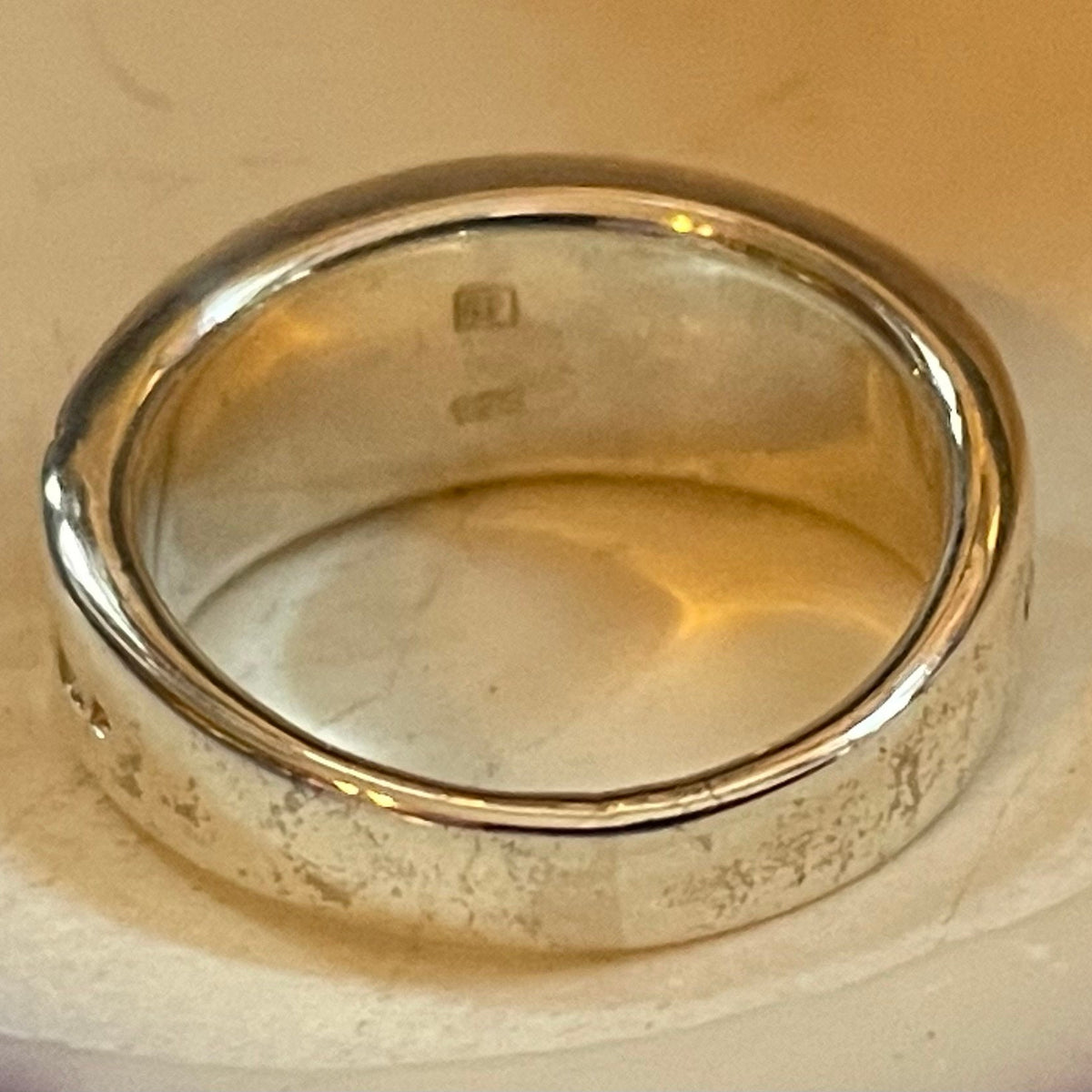 R1051 Sterling Silver Wampum Ring