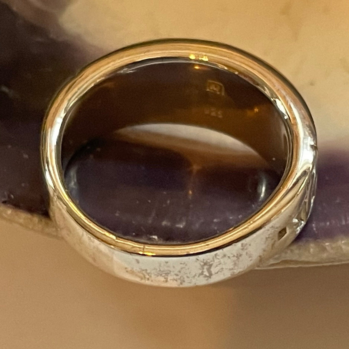 R1051 Sterling Silver Wampum Ring