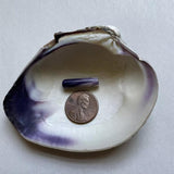 5012 20x5mm purple tube wampum