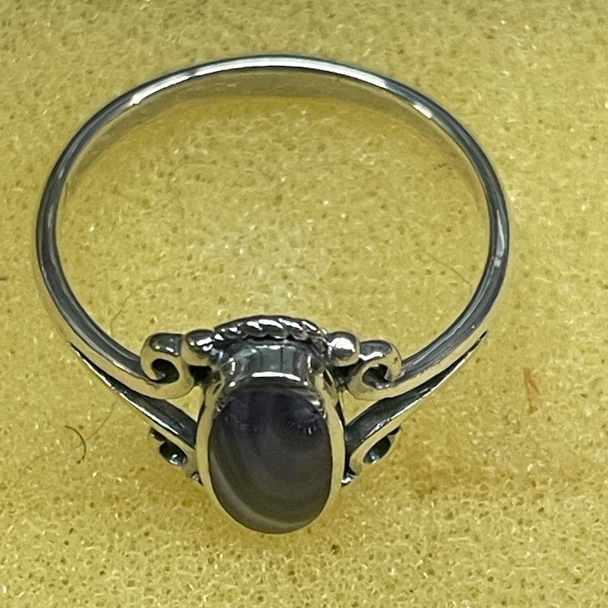 R1024 Wampum Sterling Silver Ring