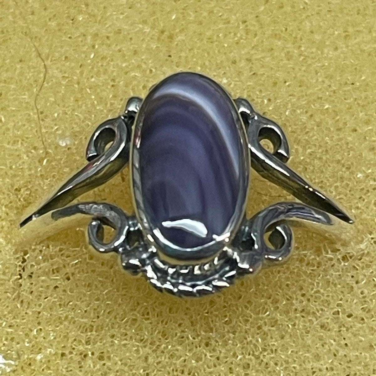 R1024 Wampum Sterling Silver Ring