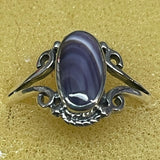 R1024 Wampum Sterling Silver Ring