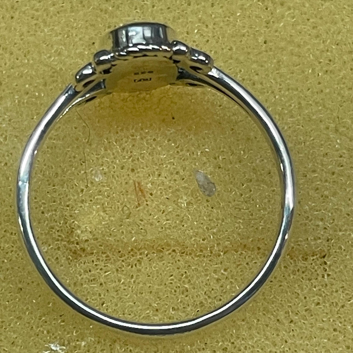 R1024 Wampum Sterling Silver Ring